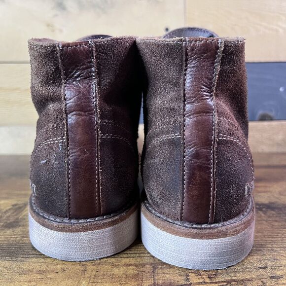 Bed Stu Mens Brown Chukka Work Boots FleshOut Leather 100% Vegetable Tan 9.5 USA main image 6